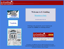 Tablet Screenshot of e-guiding.com